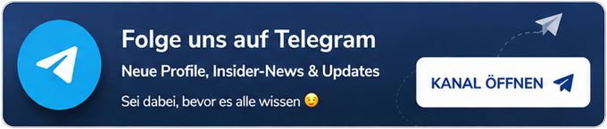 Folge uns auf Telegram – Neue Profile, Insider-News & Updates