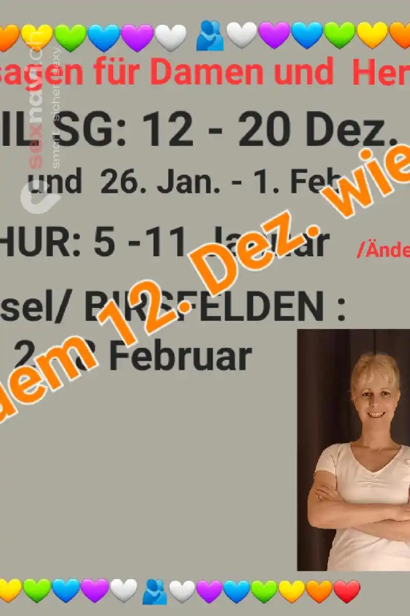 Veronika Masseurin 90Min. Entspannung Massage Zürich Umgebung, St.Gallen, Thurgau, Wil SG, Schweiz