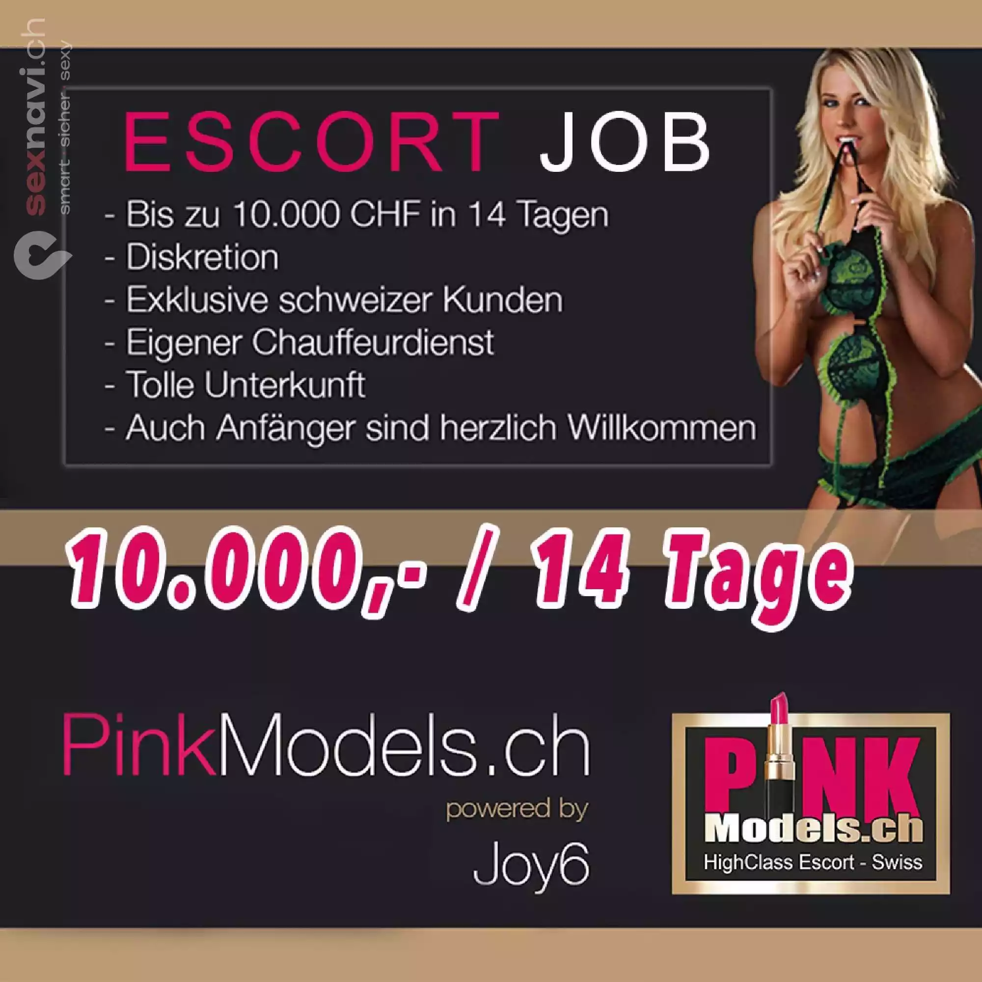 HighClassEscortSwiss Jetzt bewerben St.Gallen, Zürich, Zürich Stadt, Schweiz, Luzern
